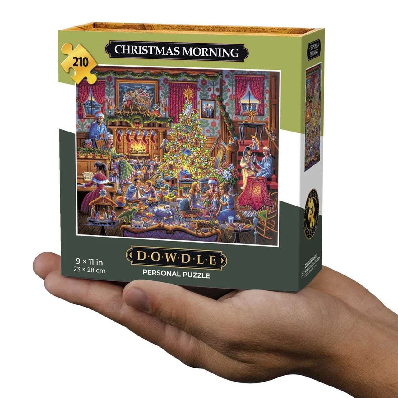Christmas Morning 90533 Mini Jigsaw 210 Piece Personal Puzzle 9 x 11" Boardwalk Dowdle